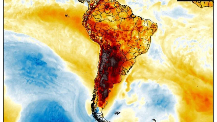 Cordilheira no Chile marca 37°C