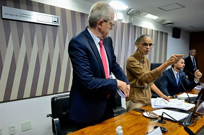 Marina Silva abandona reunião após senador dizer que ela não merece respeito